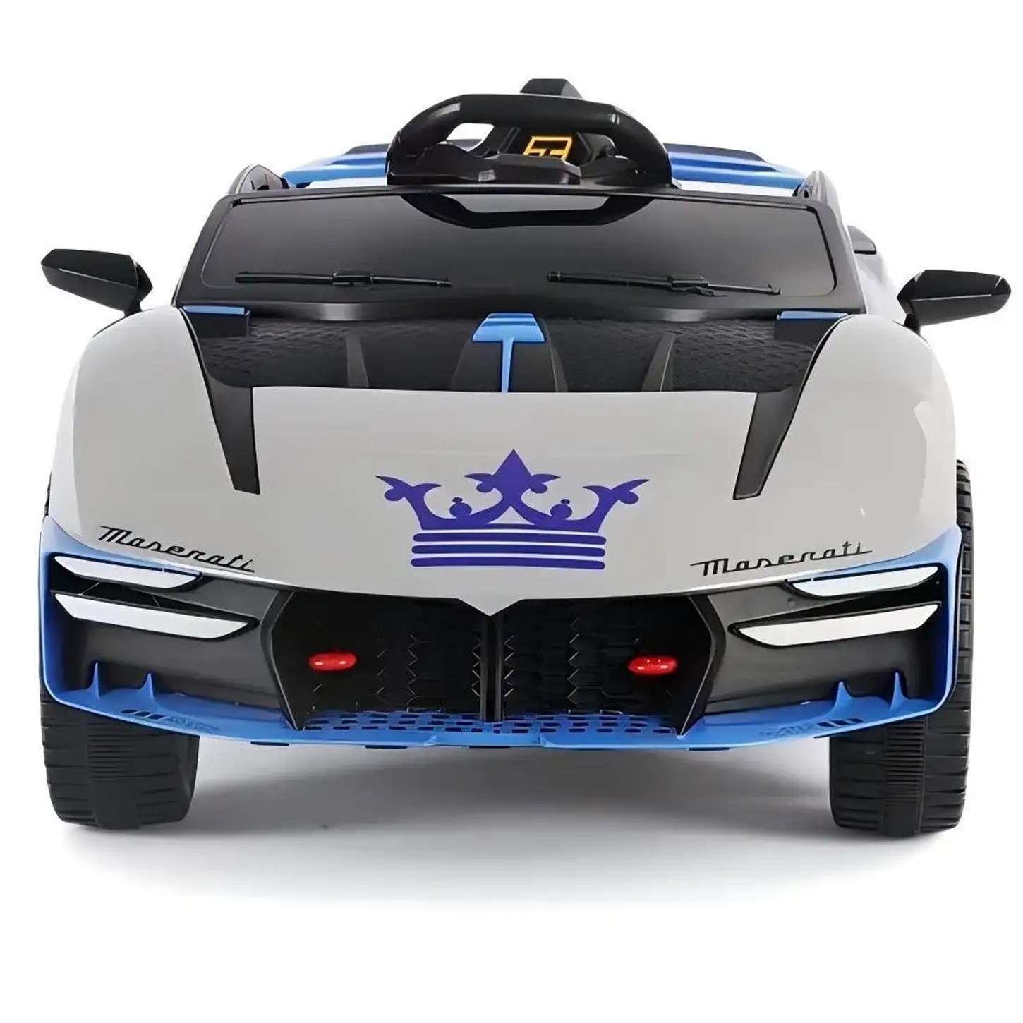 AUTO BATERIA JUGUETÓN MASERATI DEPORTIVO GRIS INFANTIL CONTROL REMOTO - 2