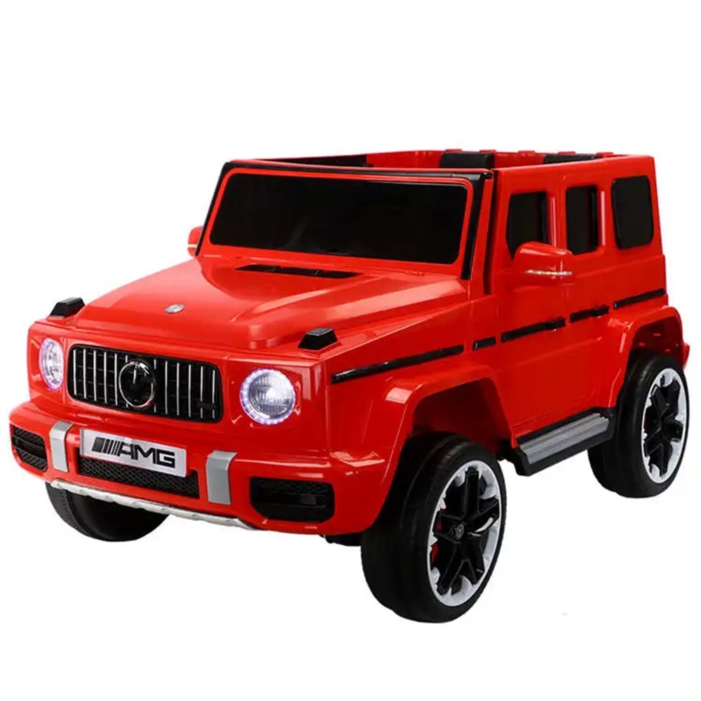 AUTO ELÉCTRICO JUGUETÓN MERCEDES BENZ GRANDE ROJO INFANTIL TRACCIÓN - 1