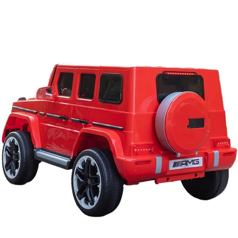 AUTO ELÉCTRICO JUGUETÓN MERCEDES BENZ GRANDE ROJO INFANTIL TRACCIÓN - 2