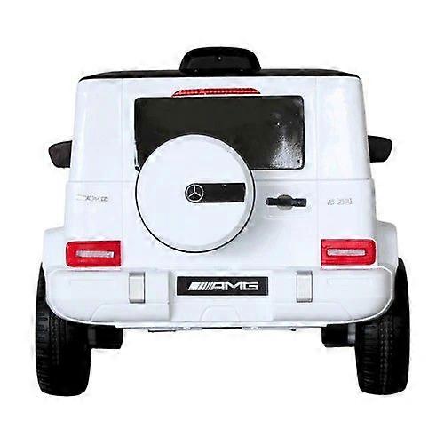 AUTO ELÉCTRICO JUGUETÓN MERCEDES BENZ GRANDE BLANCO INFANTIL TRACCIÓN - 4