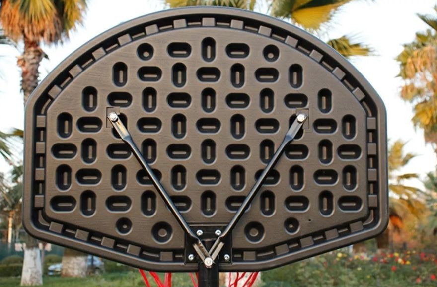 ARO BASKETBALL PEDESTAL ALTURA AJUSTABLE 45 CM NEGRO - 4