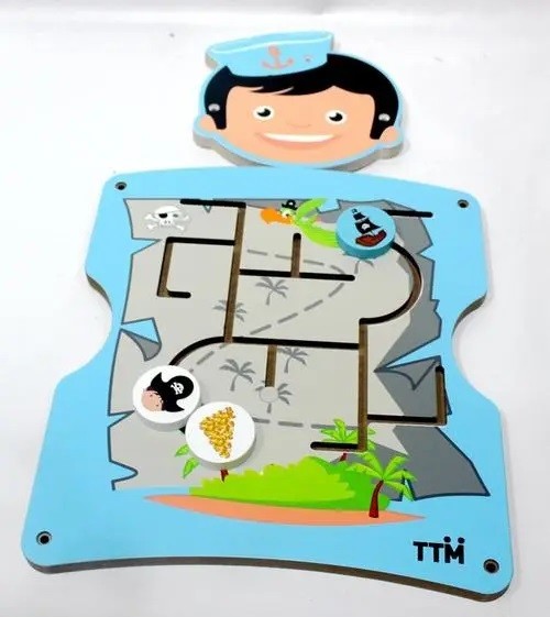 JUEGO PARED MADERA DISEÑO MARINERO - 2