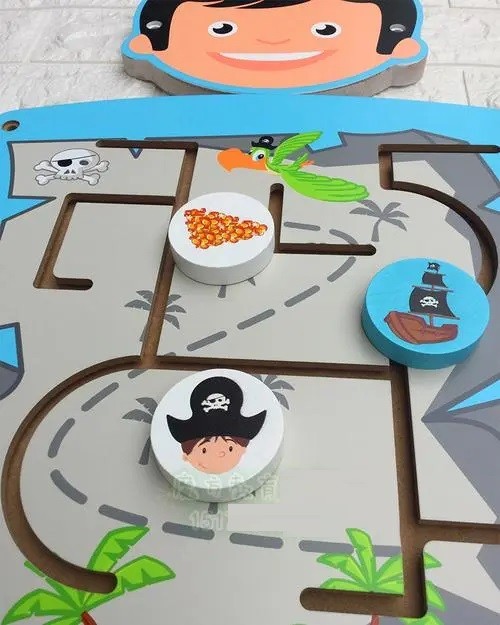 JUEGO PARED MADERA DISEÑO MARINERO - 3