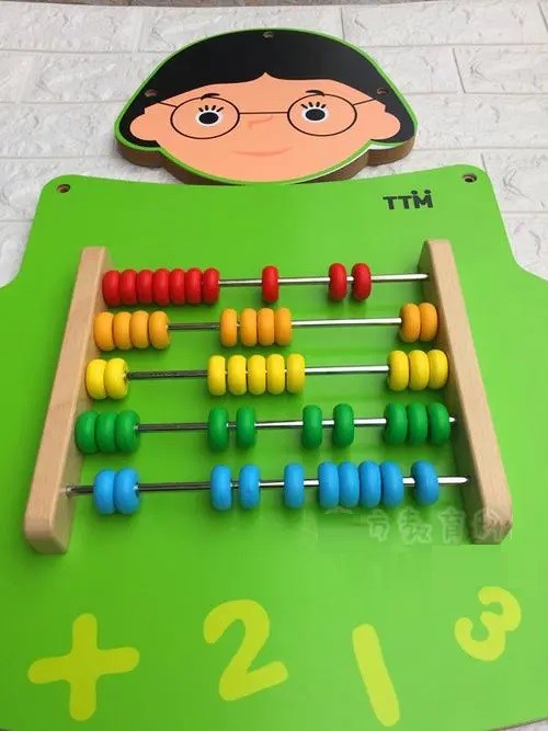 JUEGO PARED MADERA DISEÑO PROFESORA - 2