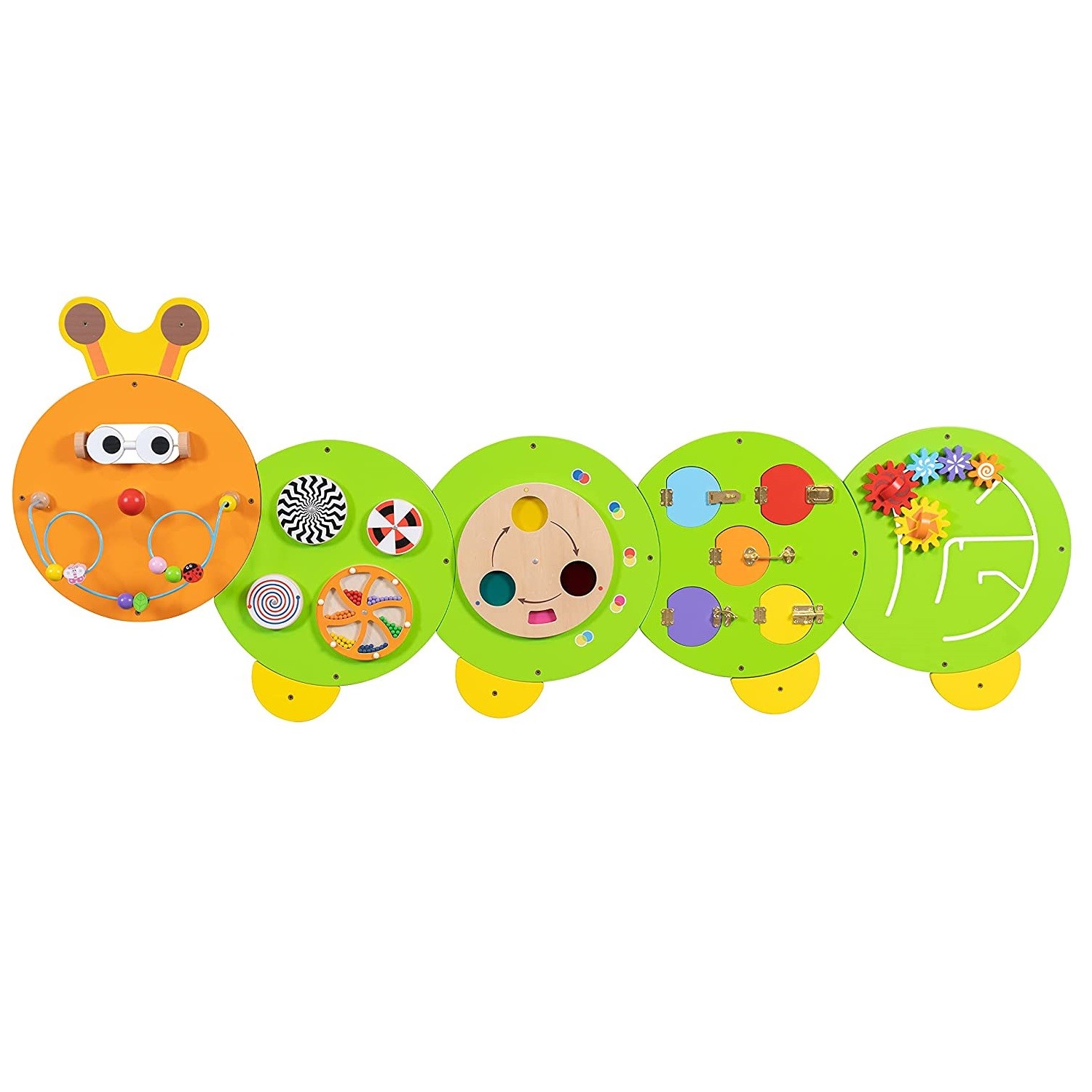 JUEGO PARED MADERA DISEÑO ORUGA - 1