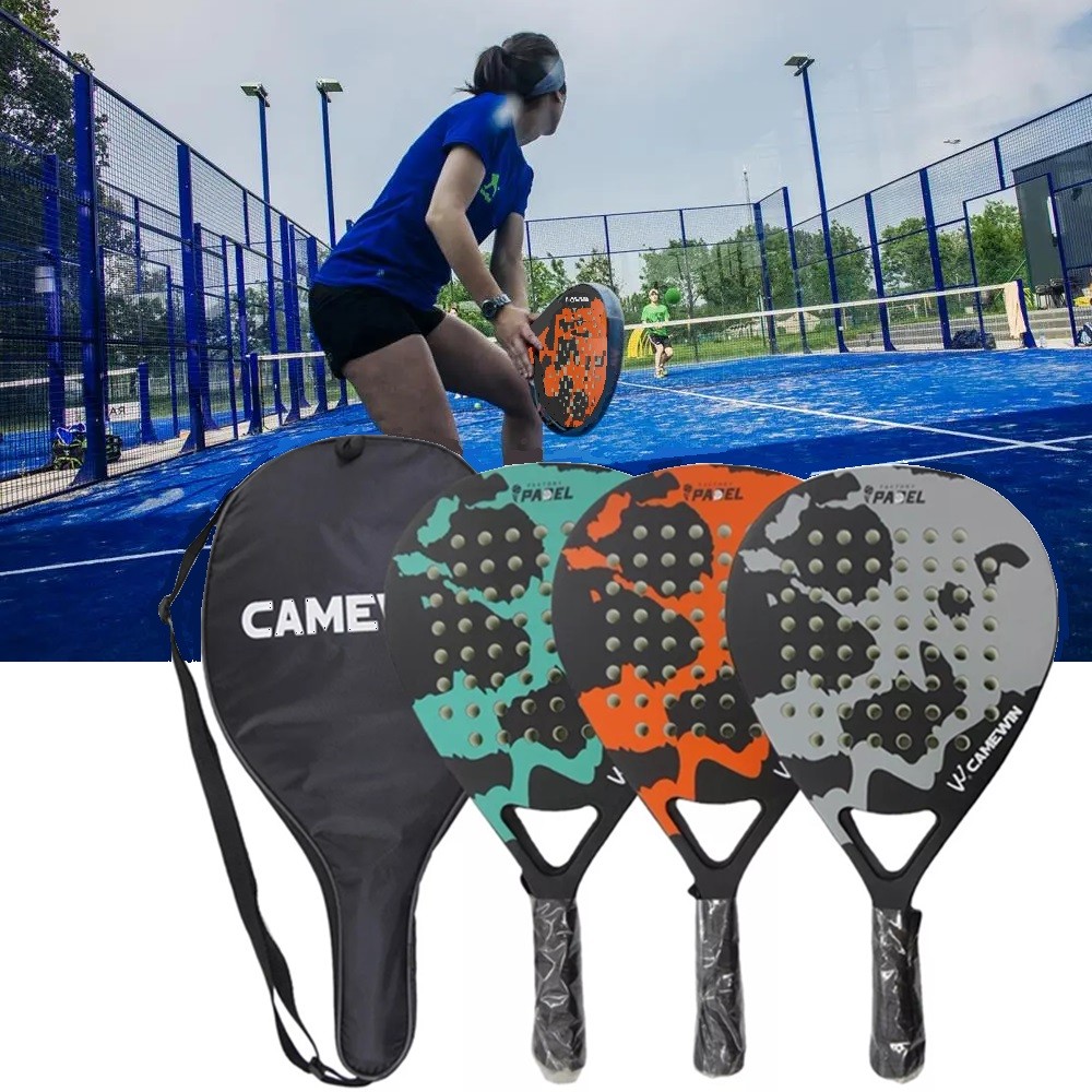 RAQUETA PALA PALETA PADEL FIBRA CARBONO 4003 ADVANCED VERDE - 3