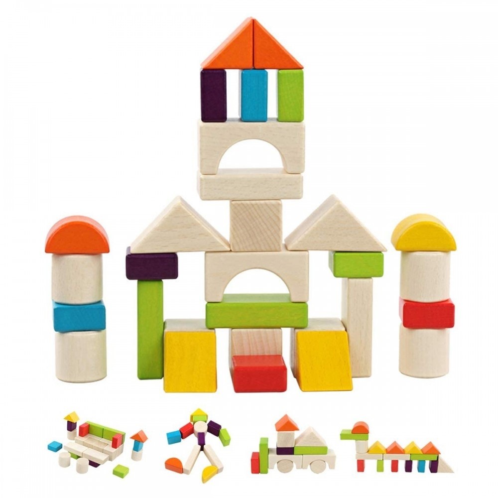 SET BLOQUES MADERA 30 PIEZAS - 2