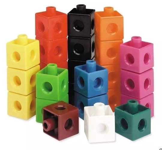 JUEGO DIDÁCTICO CUBOS CONECTABLES - 1