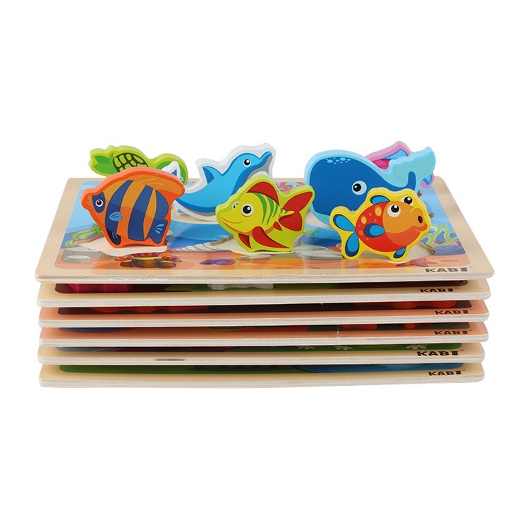 JUEGO DIDÁCTICO MADERA TABLA ENCAJE MARINO - 2