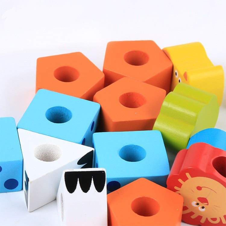 JUEGO DIDÁCTICO MADERA ENCAJE APILAR ANIMALES - 5