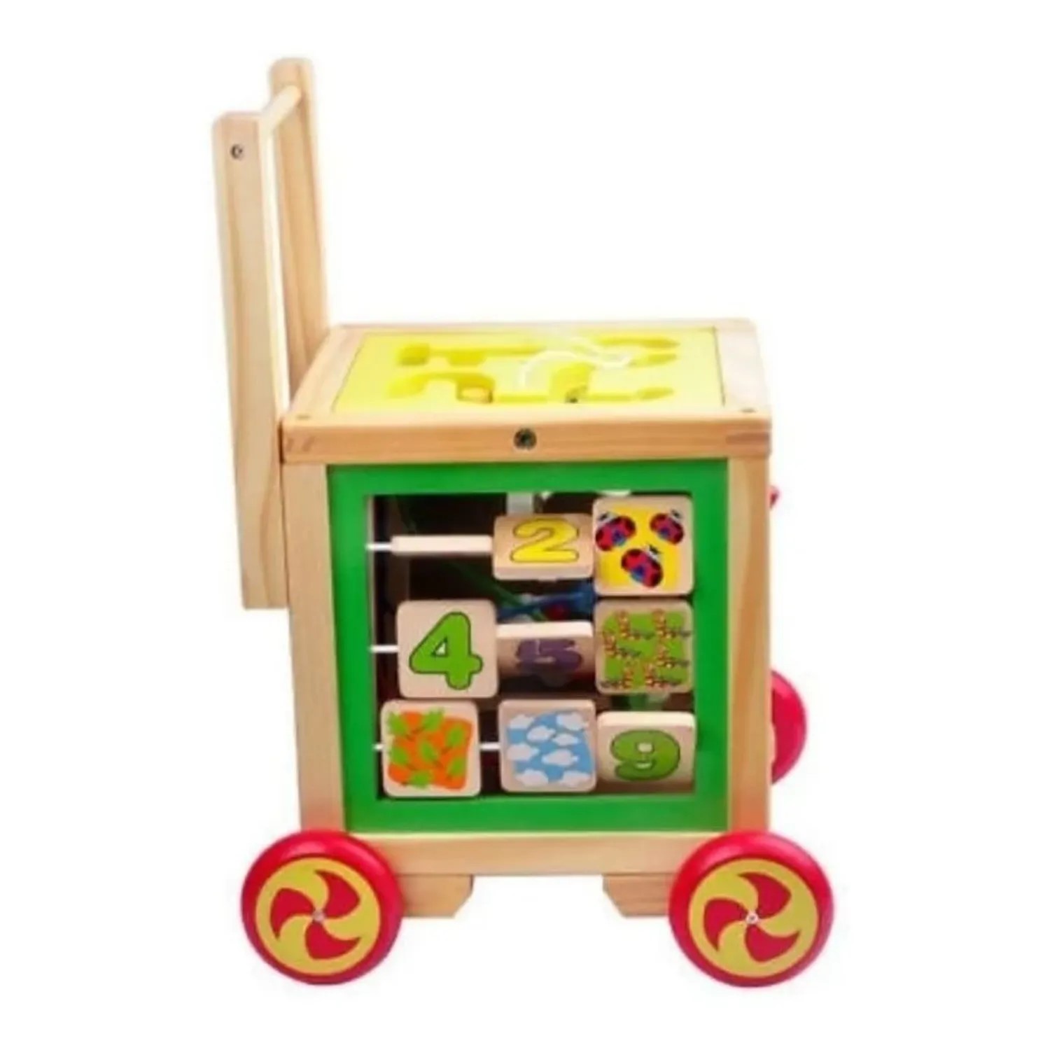 JUEGO DIDÁCTICO MADERA CARRO CENTRO DE ACTIVIDADES - 4