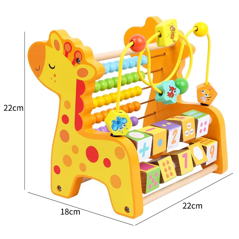 JUEGO DIDÁCTICO MADERA ÁBACO PRONOSUPINADOR BLOQUES ZK-131 - 5