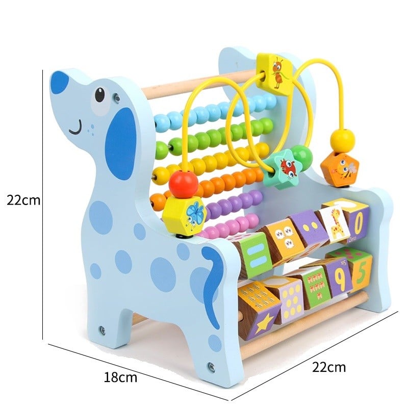 JUEGO DIDÁCTICO MADERA ÁBACO PRONOSUPINADOR BLOQUES ZK-132 - 3