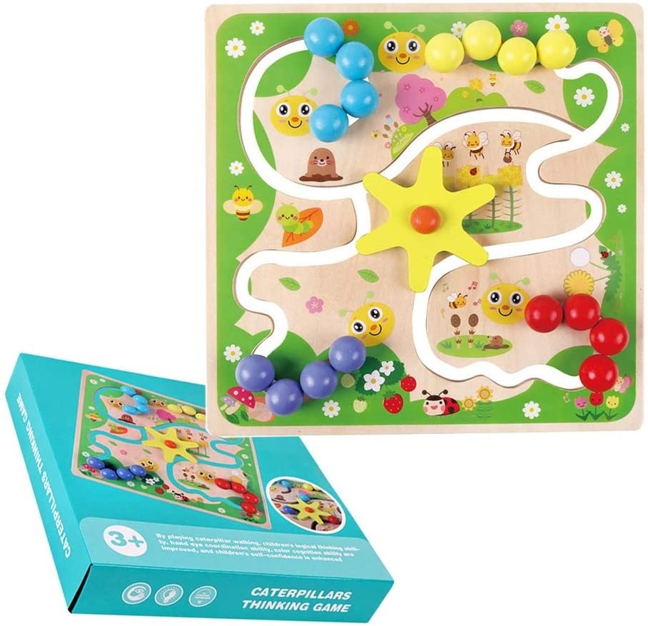 JUEGO DIDACTICO MADERA LABERINTO CUNCUNA - 4