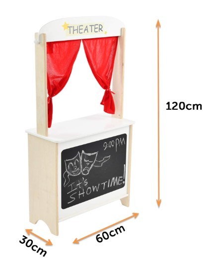 JUEGO MADERA PUESTO DOBLE: TEATRO Y MERCADO - 5