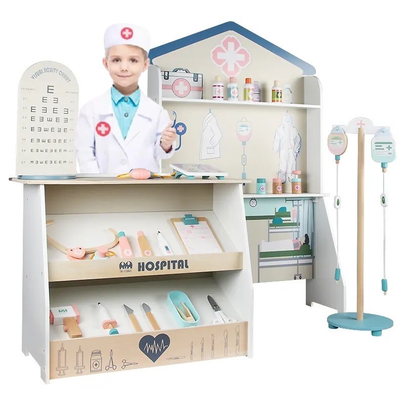 JUEGO MADERA HOSPITAL ATENCION ME DICA - 1