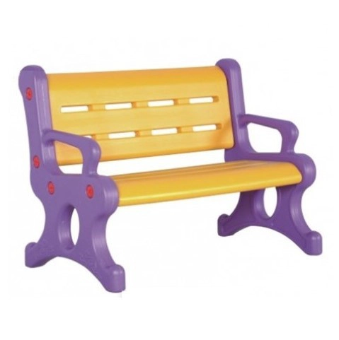 ESCAÑO INFANTIL PLASTICO AMARILLO MORADO - 2