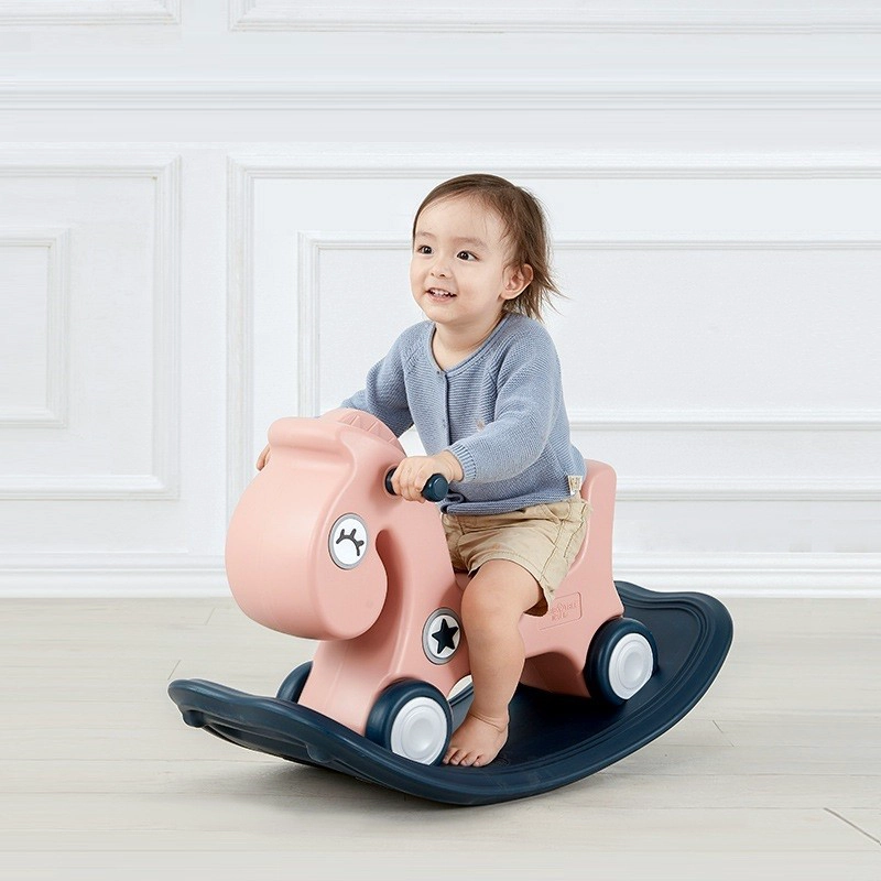 CORREPASILLOS BEBE  2 EN 1 CABALLITO ROSADO - 2