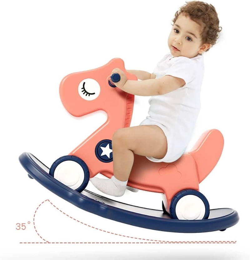 CORREPASILLOS BEBE  2 EN 1 CABALLITO ROSADO - 6