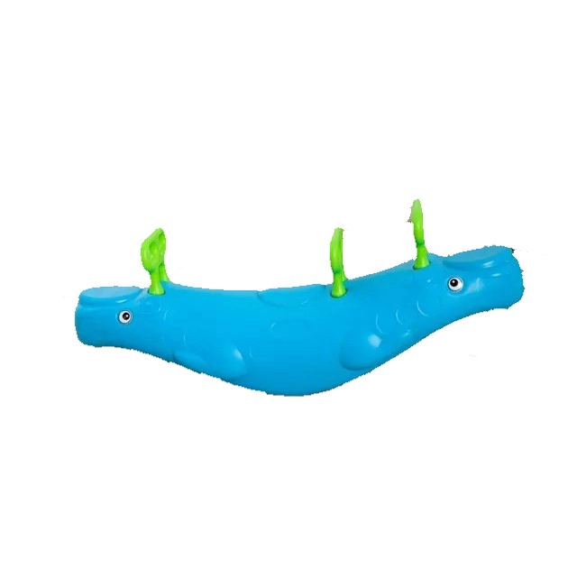 BALANCIN TRIPLE HIPOPOTAMO COLORES AZUL - 1