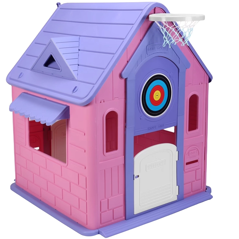 CASA DE JUEGOS MULTIFUNCION ROSADA - 2
