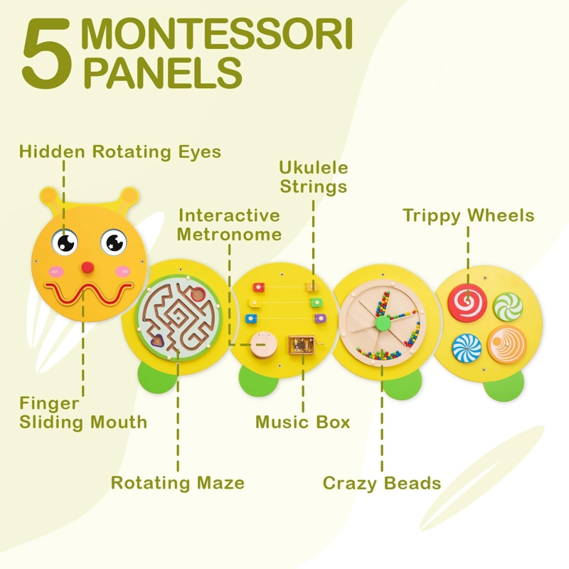 JUEGO PARED MADERA DISEÑO CUNCUNA 130 CM - 3