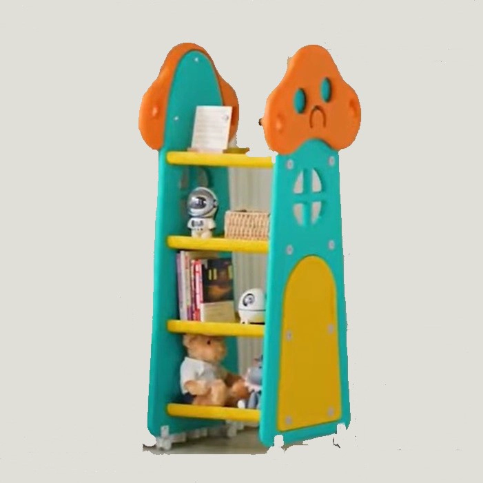 MUEBLE INFANTIL ESTANTE CON RUEDAS REPISAS Y CAJAS CALIPSO - 2