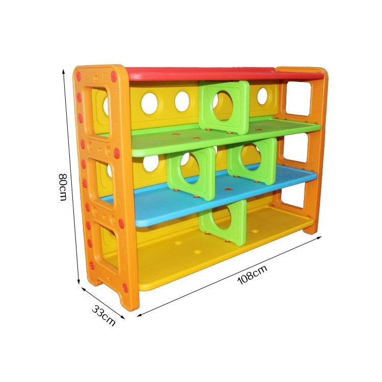 MUEBLE INFANTIL ESTANTE REPISAS PLASTICO 7 COMPARTIMENTOS - 4