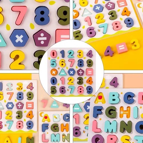 JUEGO DIDACTICO MATEMATICO MADERA NUMEROS Y OPERACIONES - 2