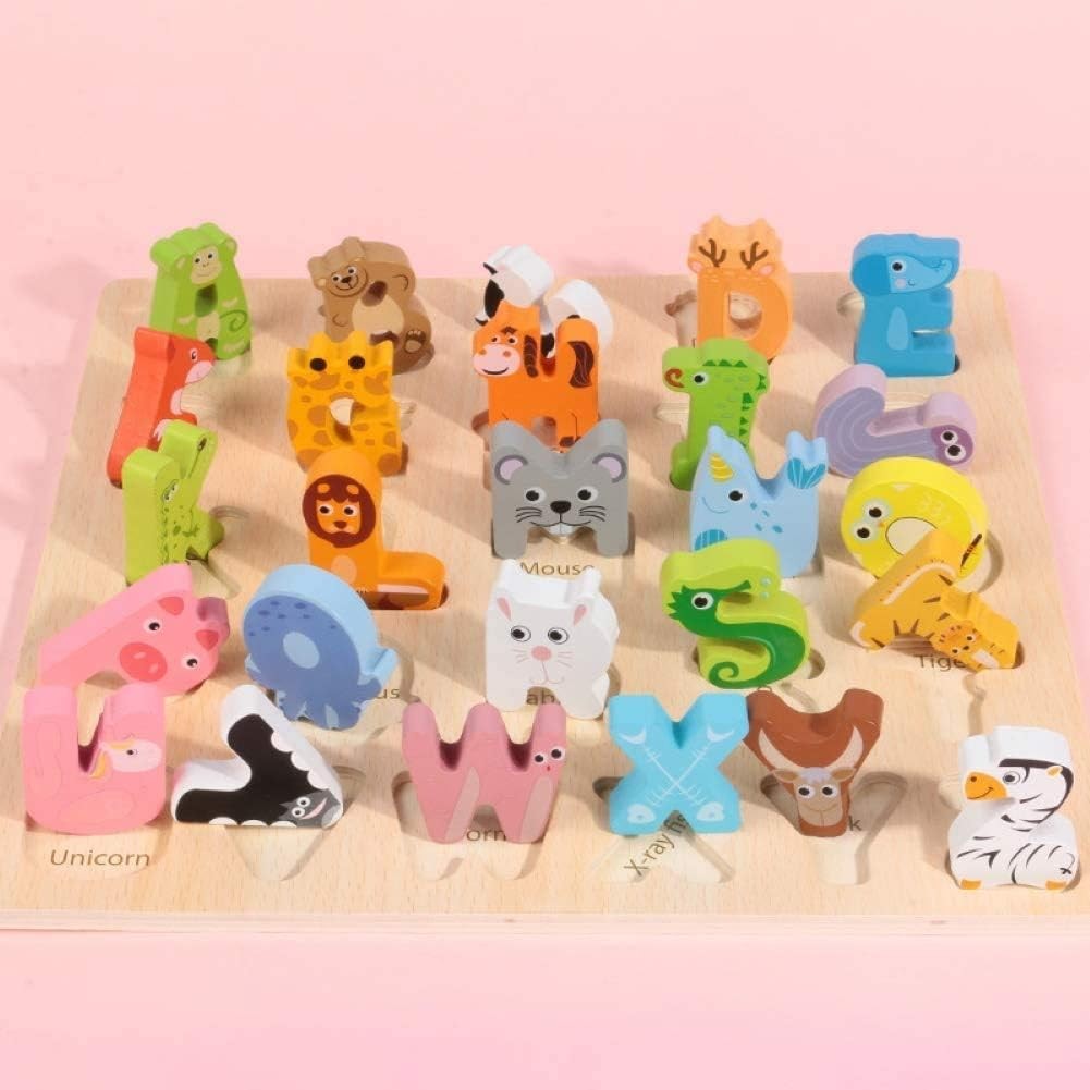 JUEGO DIDACTICO MADERA ABECEDARIO ANIMALES - 5