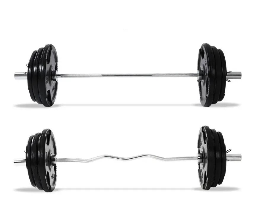 PAR DISCOS 10 KG PREOLIMPICO CAUCHO NEGRO - 3