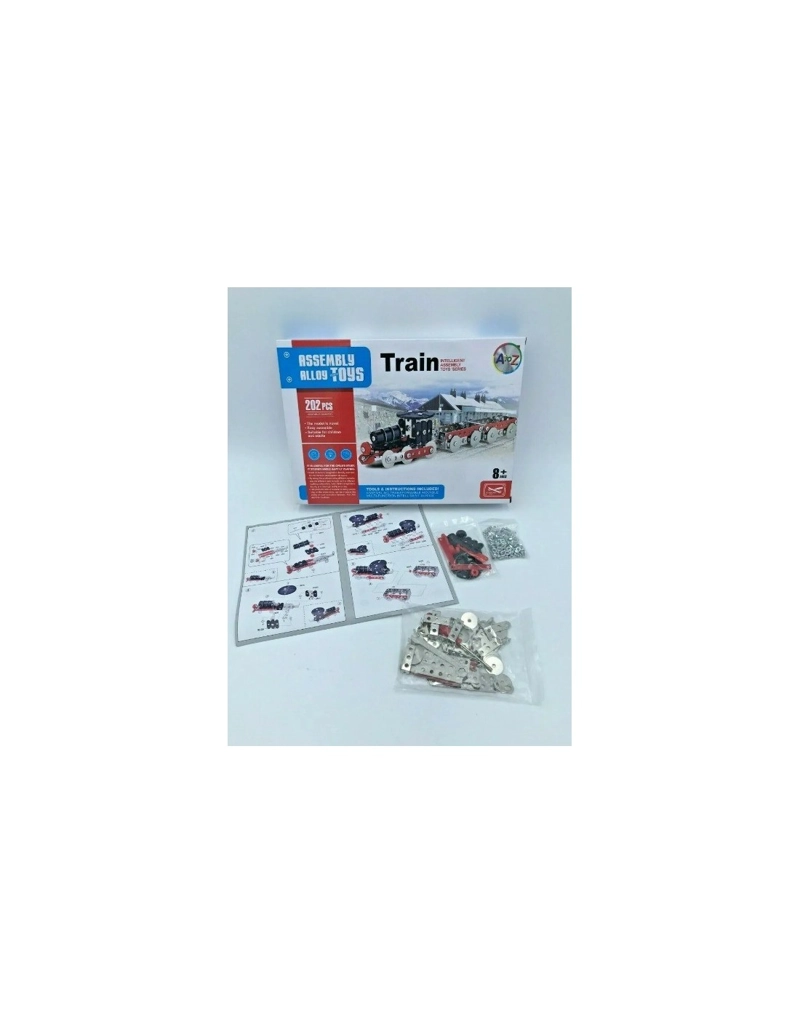 KIT BLOQUE MECANO CONSTRUCCION TRENCITO METAL 339 PCS - 3