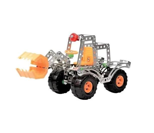 KIT DE ARMADO METALICO 194 PIEZAS: CAMION EXCAVADOR - 1
