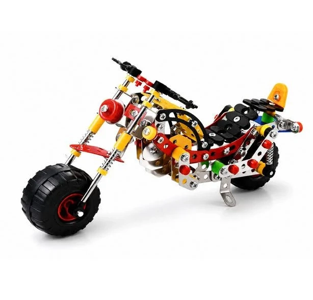 KIT DE ARMADO METALICO DE 257 PIEZAS: MOTOCICLETA - 1