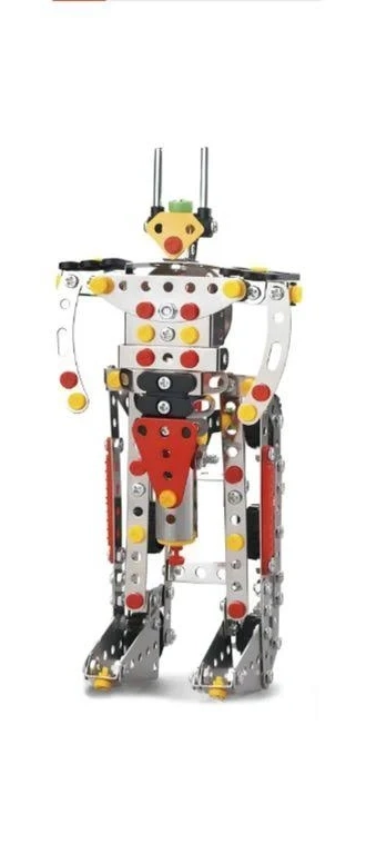 KIT DE ARMADO METALICO DE 292 PIEZAS (2 EN 1): ROBOT TRANSFORMABLE - 1
