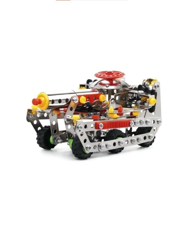 KIT DE ARMADO METALICO DE 292 PIEZAS (2 EN 1): ROBOT TRANSFORMABLE - 3