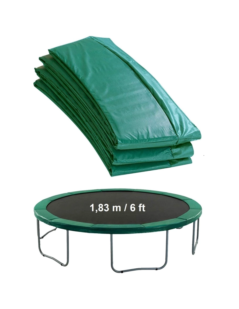 REPUESTO CUBRE RESORTES 1,83M 6FT CAMA ELASTICA VERDE PVC - 6