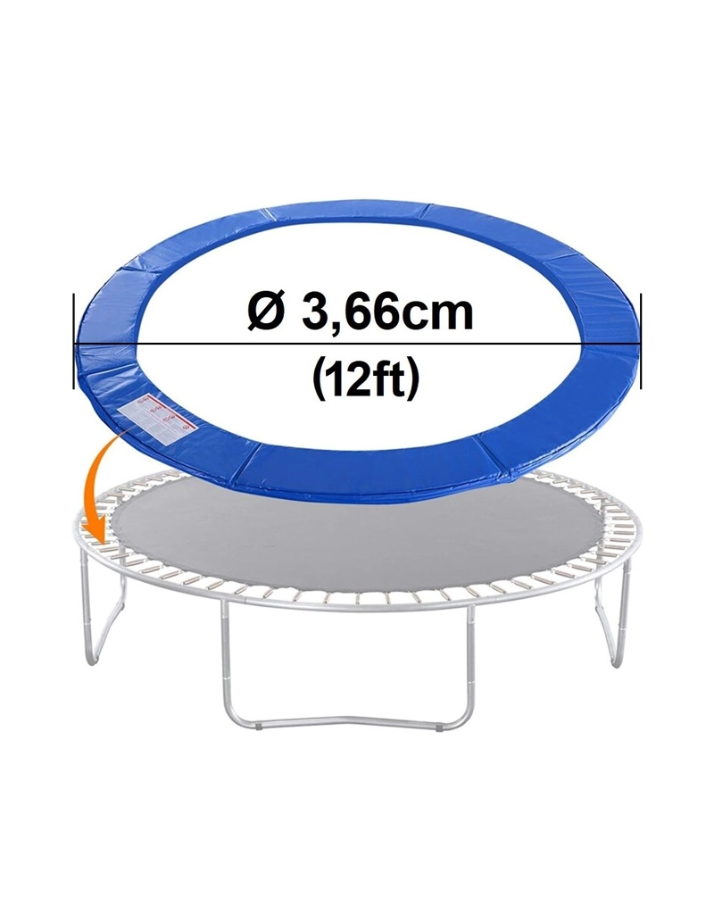 REPUESTO CUBRE RESORTES AZUL PVC 3,66 M CAMA ELASTICA - 1