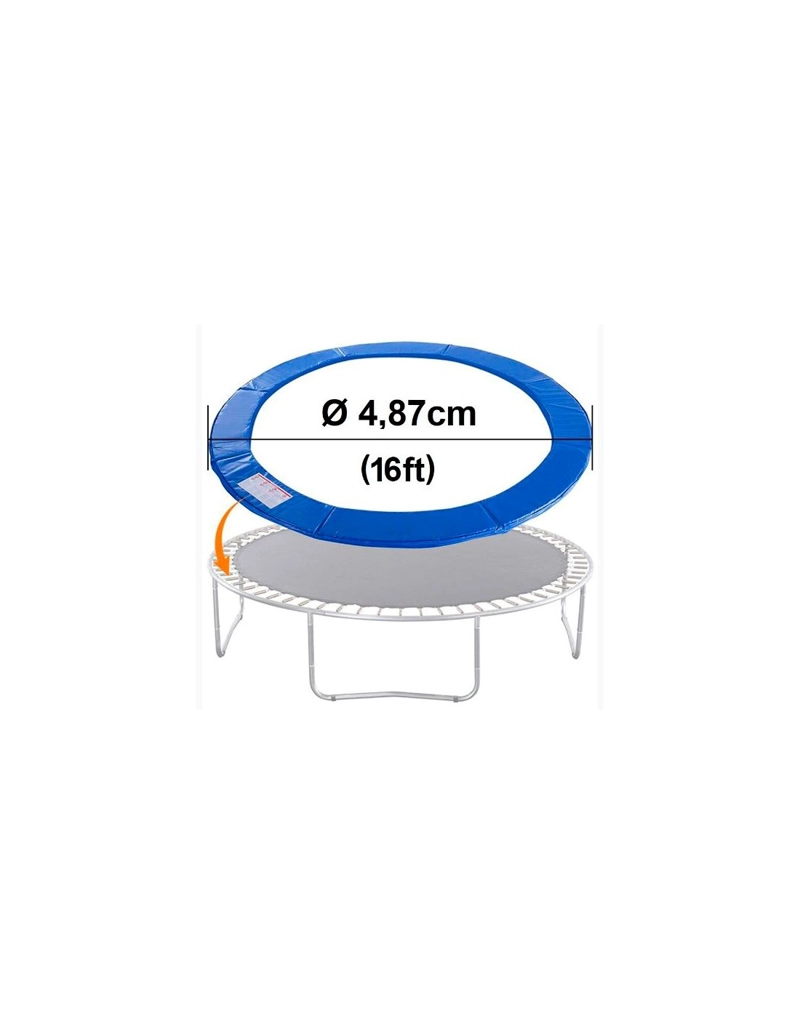 REPUESTO CUBRE RESORTES 4,87M 16FT CAMA ELASTICA AZUL PVC - 1