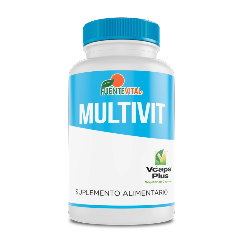 PACK DE 2 MULTIVIT CAPSULA DURA 2 FRASCOS POR 60 CAPSULAS C/U FUENTE VITAL - 2