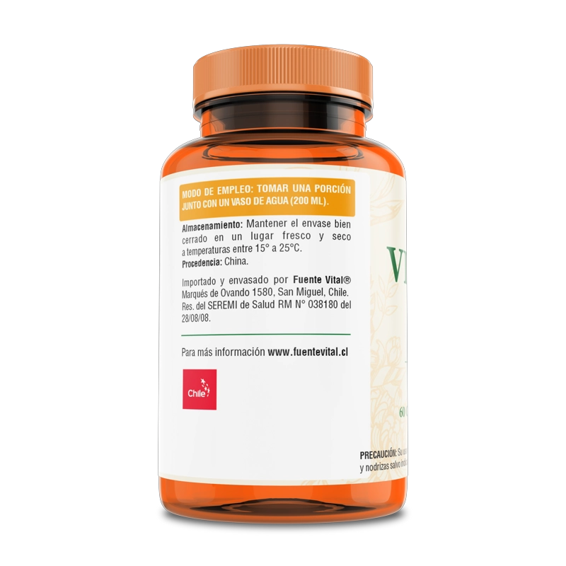 PACK DE 2 VITAMINA E 400 UI CAPSULA SOFTGEL 2 FRASCOS POR 60 CAPSULAS C/U FUENTE VITAL - 3