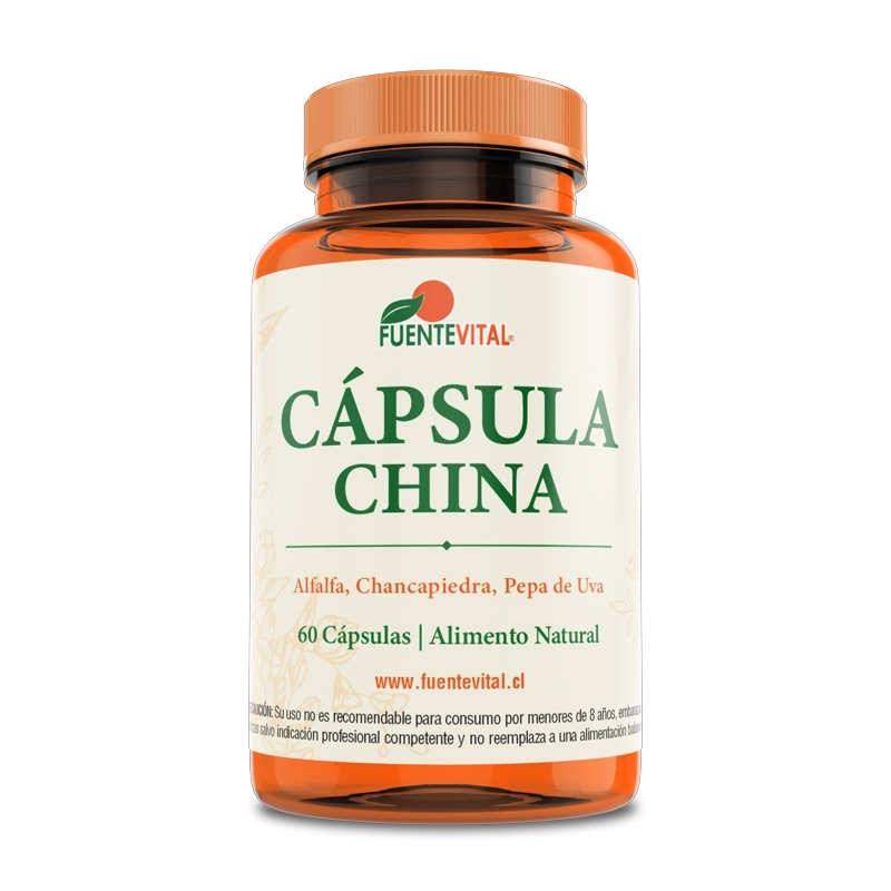 PACK 2 FRASCOS SUPLEMENTO ALIMENTICIO FUENTE VITAL CAPSULAS DURAS CHINAS 60 UN C/U - 4