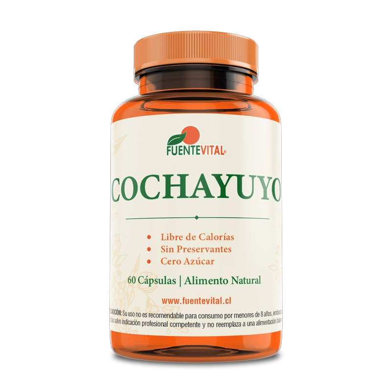 PACK 2 FRASCOS SUPLEMENTO ALIMENTICIO FUENTE VITAL COCHAYUYO CAPSULAS DURAS 60 UN C/U - 4