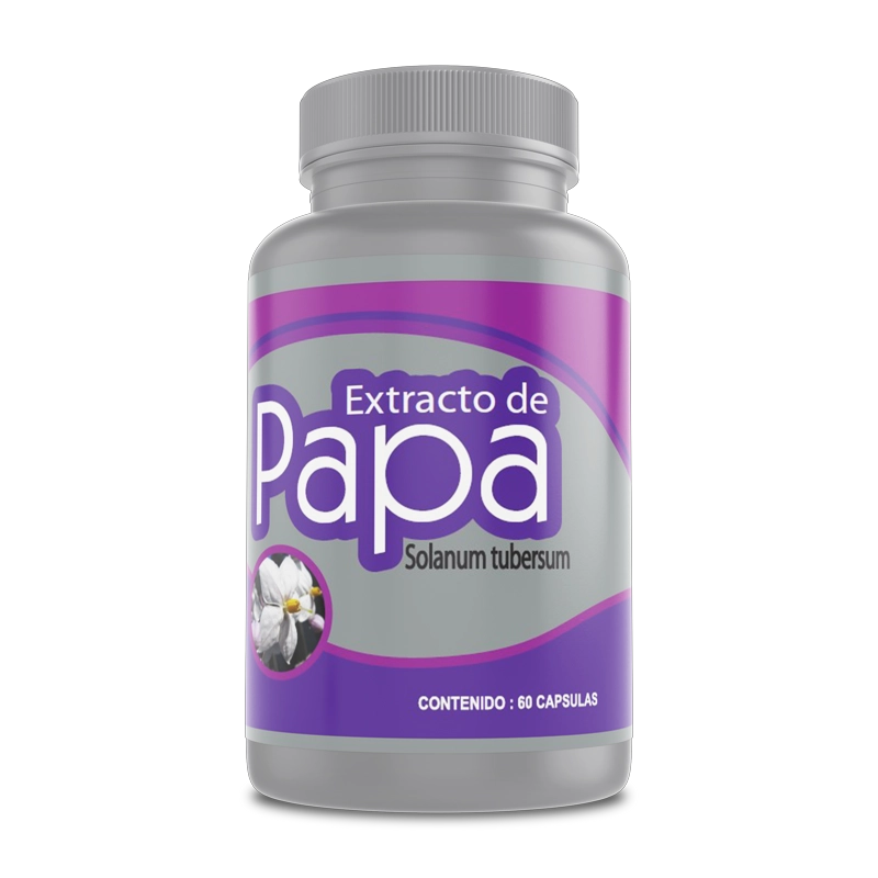 PACK 2 FRASCOS SUPLEMENTO ALIMENTICIO FUENTE VITAL EXTRACTO PAPA CAPSULAS DURAS 60 UN C/U - 2