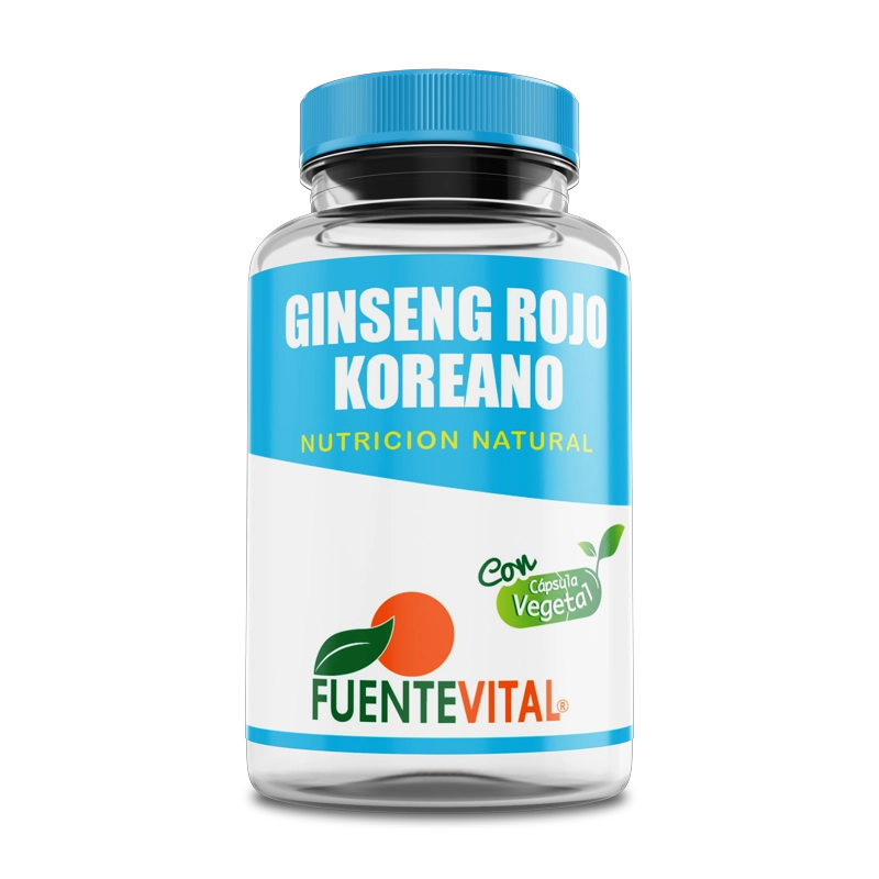 PACK 2 FRASCOS SUPLEMENTO ALIMENTICIO FUENTE VITAL GINSENG ROJO CAPSULAS DURAS 60 UN C/U - 2