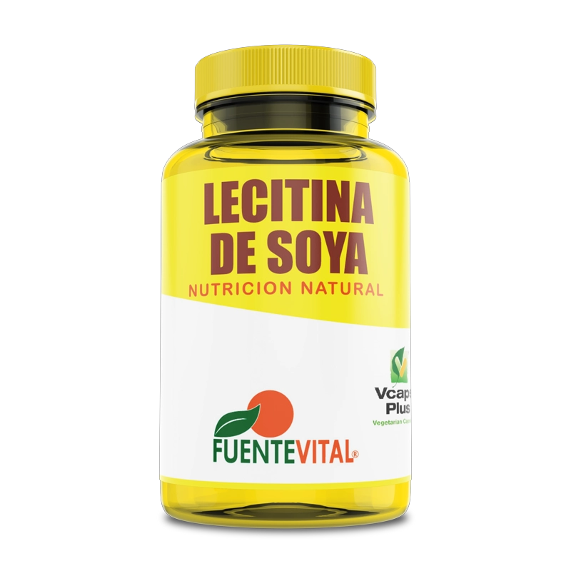 PACK 2 FRASCOS SUPLEMENTO ALIMENTICIO FUENTE VITAL LECITINA SOYA CAPSULAS DURAS 60 UN C/U - 2