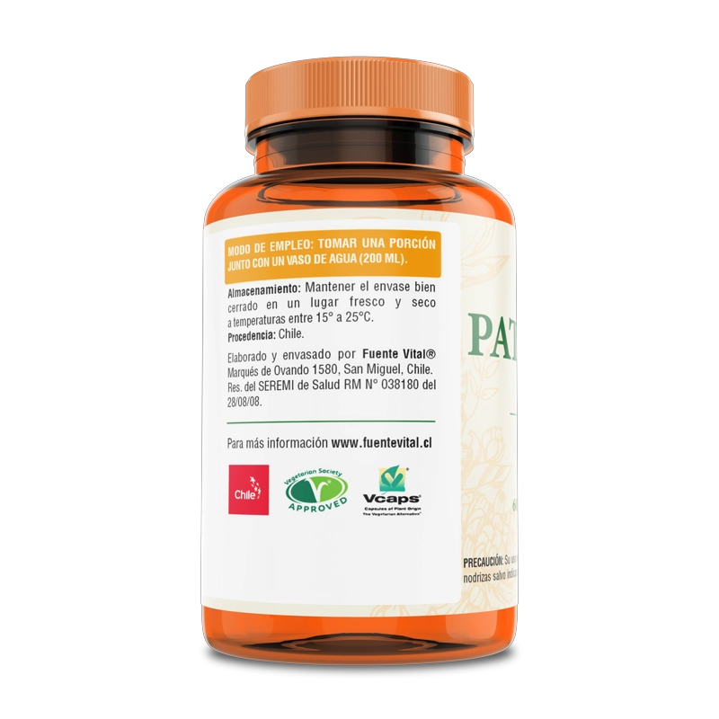PACK 2 FRASCOS SUPLEMENTO ALIMENTICIO FUENTE VITAL PATA VACA CAPSULAS DURAS 60 UN C/U - 3