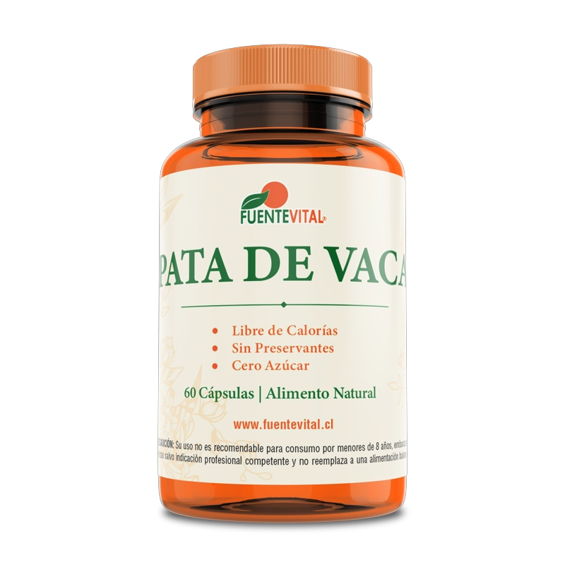 PACK 2 FRASCOS SUPLEMENTO ALIMENTICIO FUENTE VITAL PATA VACA CAPSULAS DURAS 60 UN C/U - 4