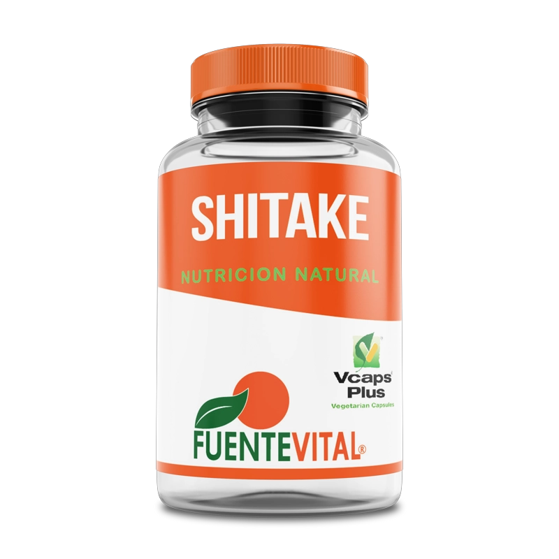 PACK 2 FRASCOS SUPLEMENTO ALIMENTICIO FUENTE VITAL SHITAKE CAPSULAS DURAS 60 UN C/U - 2