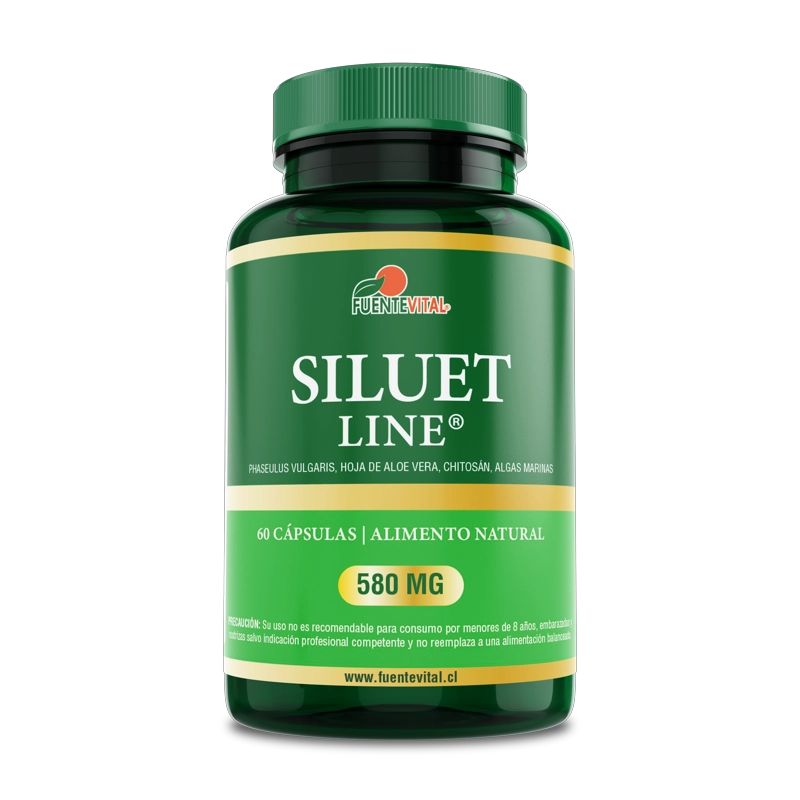 PACK 2 FRASCOS SUPLEMENTO ALIMENTICIO FUENTE VITAL SILUET LINE CAPSULAS DURAS 60 UN C/U - 4